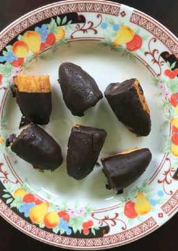 Es pisang coklat