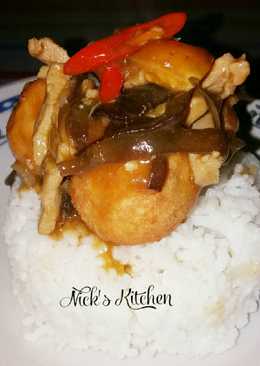 Tahu Bulat Saus Tiram