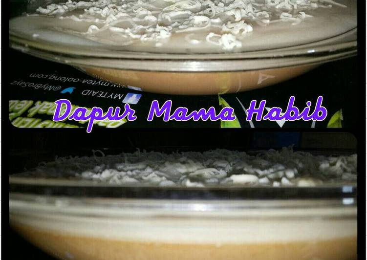 cara membuat Puding Lecy Kopi Vanila