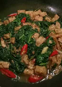 Kangkung tempe orak arik
