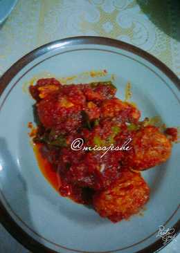 09. Telur rebus goreng asam pedas manis