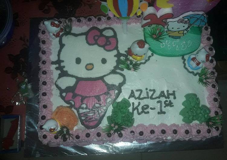 gambar untuk cara membuat Kue ulang tahun