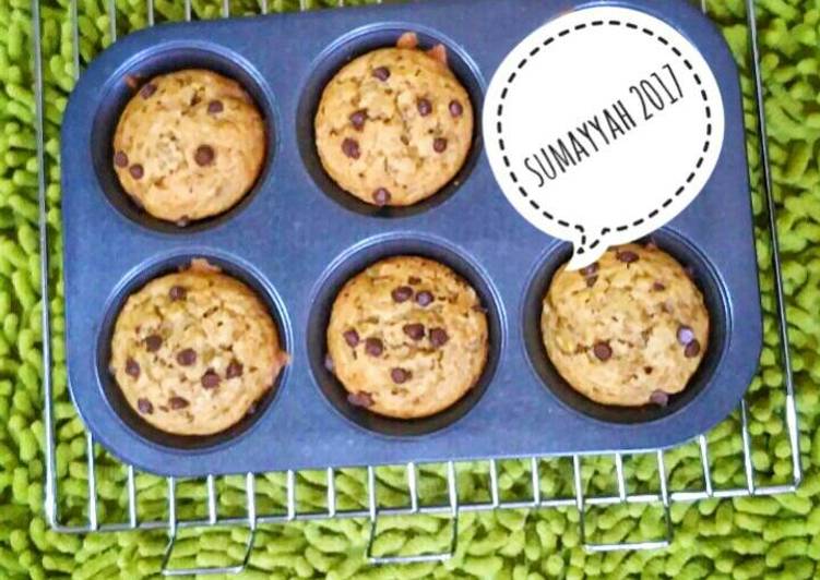 resep lengkap untuk Banana muffin