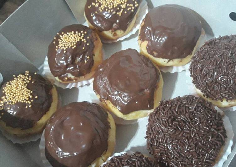 gambar untuk cara membuat Donat menul-menul