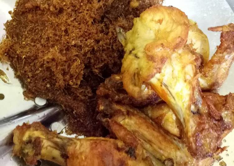 gambar untuk resep makanan Ayam goreng rempah laos