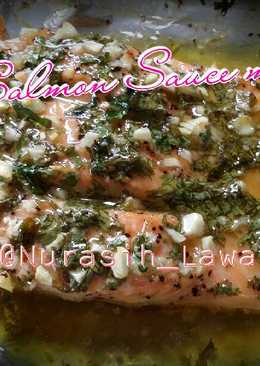 Salmon saus madu