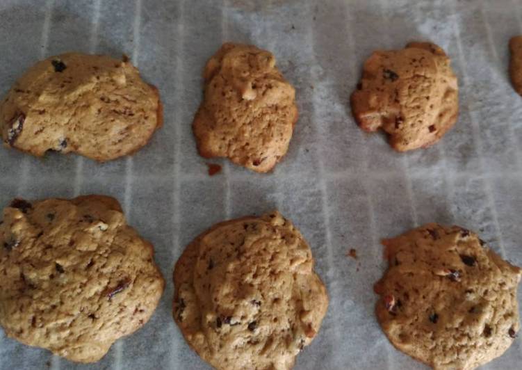 cara membuat Simple chewy cookies (no mixer)