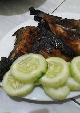 Ikan bawal putih bakar