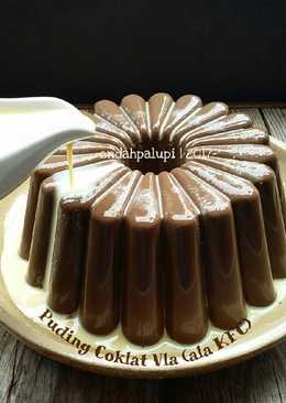 Puding Coklat Vla (ala KFC)