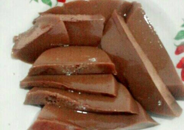 cara membuat Puding Coklat kopi???