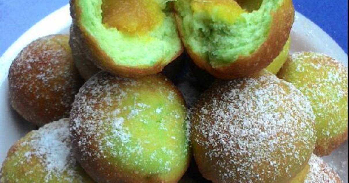  Resep  Roti Goreng Pandan Mini  Isi  Nanas oleh Nuuken Lekso 