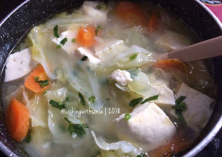 4. Sop Sayur Tahu Ala Anak Kos