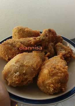 Ayam goreng crispy tanpa penyedap rasa