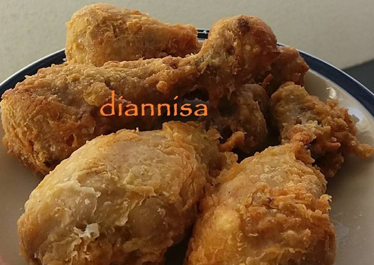 gambar untuk resep Ayam goreng crispy tanpa penyedap rasa