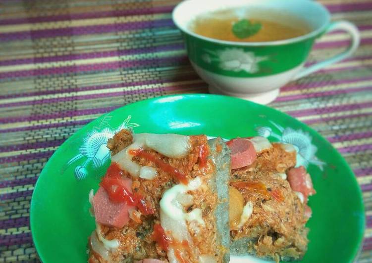 Resep Pizza Sosis saus Bolognese Ayam Kiriman dari ??ferariani