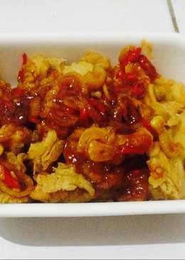Jamur crispy siram saus pedas manis