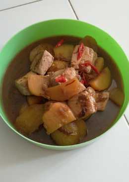 Semur kentang tahu