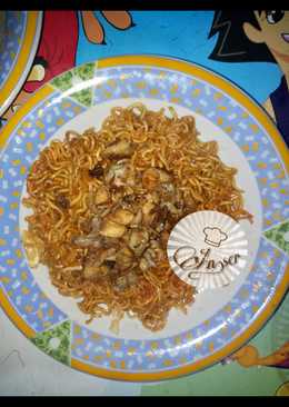 Mie goreng ayam cencang