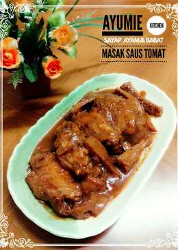 â€ Sayap AYAM & Babat masak Saus Tomat â€