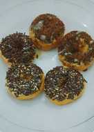 Donat Mini Topping Kopi Kapal Api Meses Tanpa Kentang