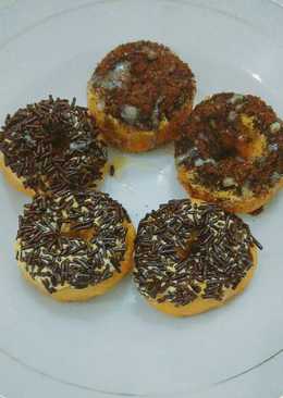 Donat Mini Topping Kopi Kapal Api Meses Tanpa Kentang