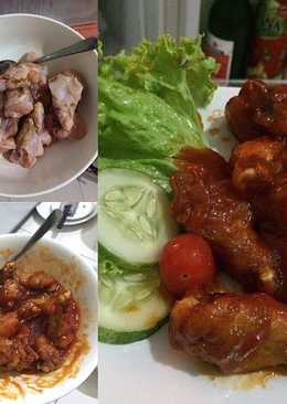 Buffalo chicken wings simple ala mbak dian