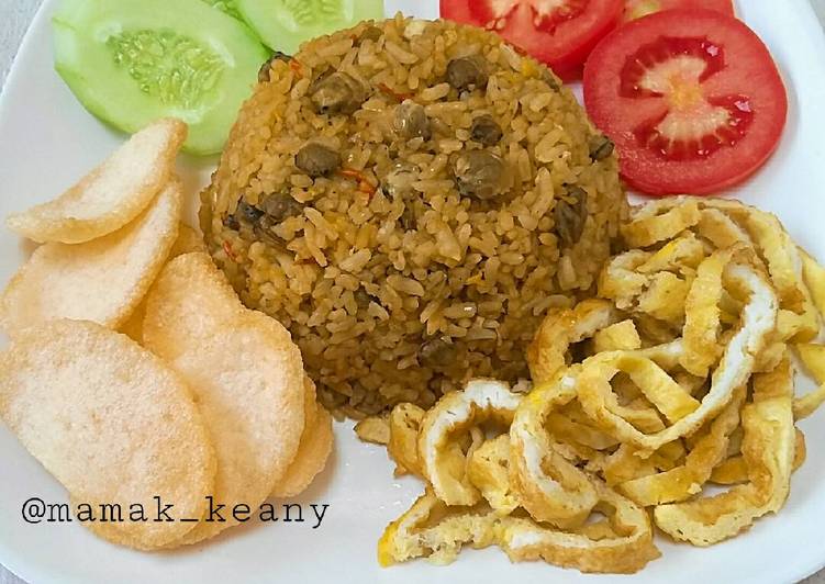 bahan dan cara membuat Nasi Goreng Remis (#pr_nasigoreng)