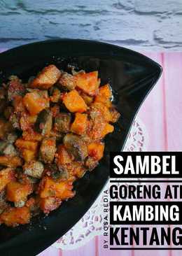 Sambel Goreng Ati Kambing Kentang