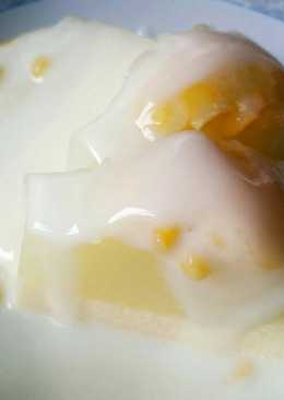 Puding jagung susu