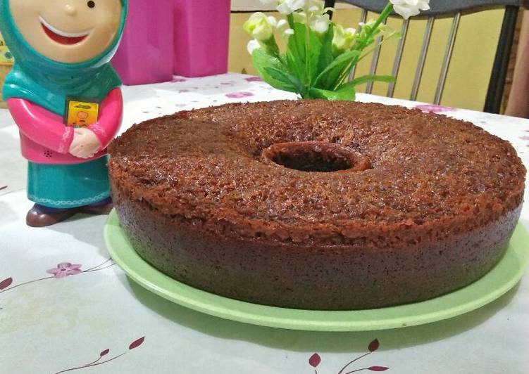 resep makanan Bolu Karamel / Sarang Semut