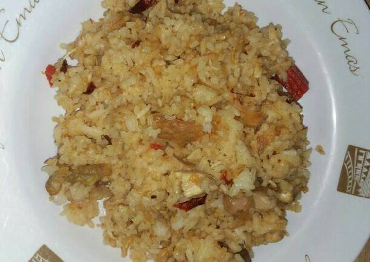 resep lengkap untuk Nasgor jawa pedas