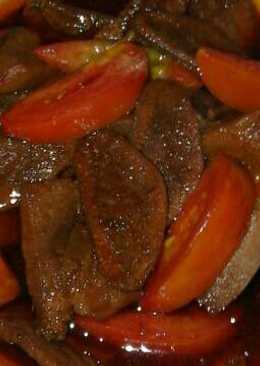 Lidah sapi bumbu kecap