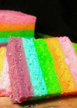 Rainbow Cake Kukus Ny.Liem