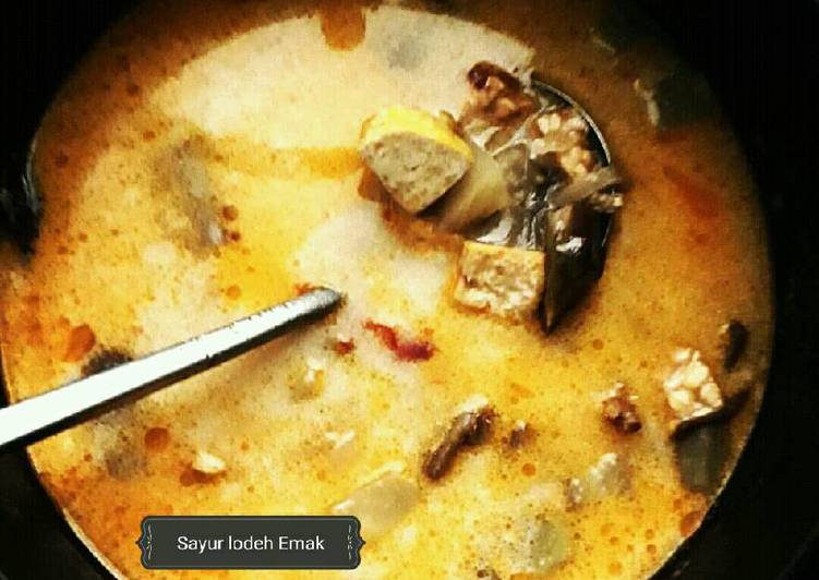 resep lengkap untuk Sayur Lodeh emak