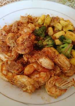 Spicy Garlic Butter Prawn