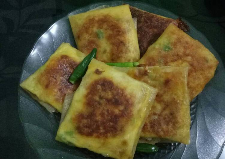 gambar untuk cara membuat Martabak asin praktis