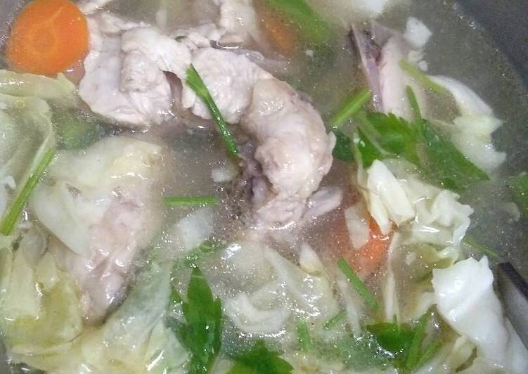 resep makanan Sup ayam kental