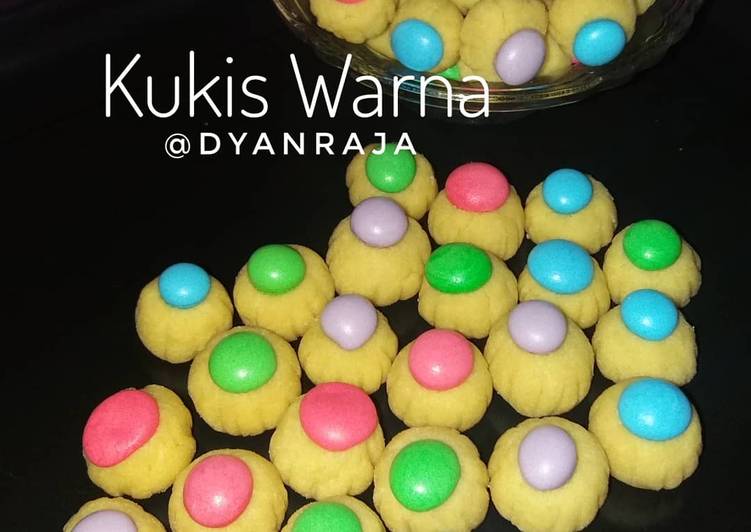 resep masakan Kukis Warna