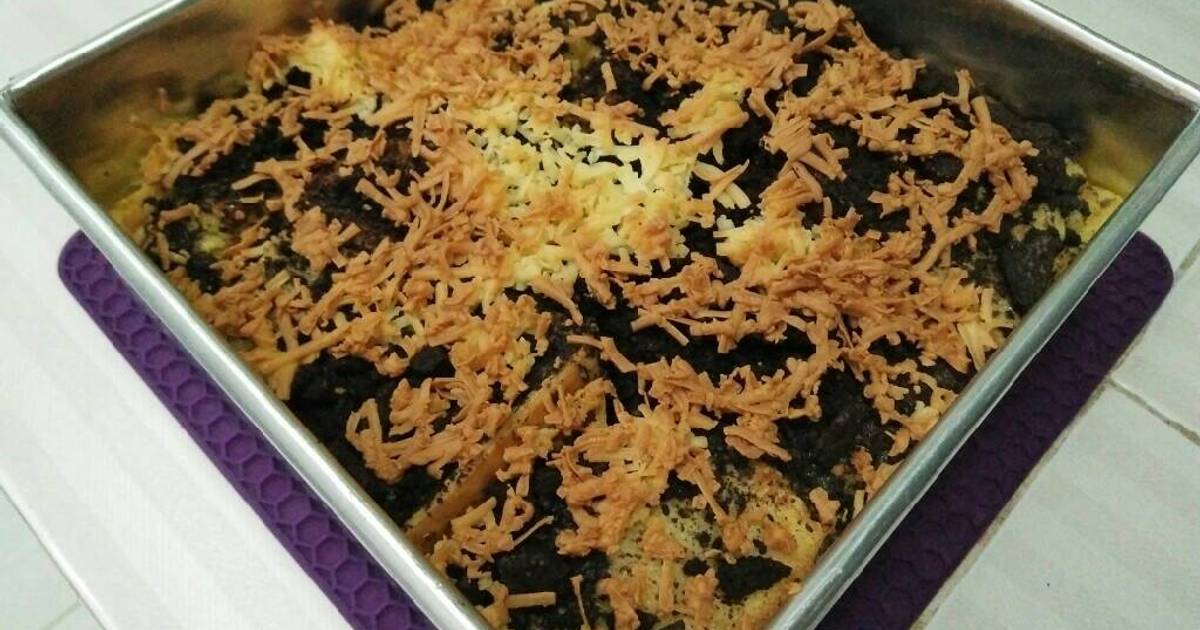 Resep Puding Roti Oreo Keju oleh Chichi Syafralia - Cookpad