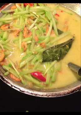 Sayur labu siam udang santan