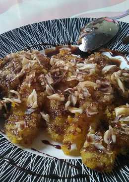 Pisang kremes coklat keju simple