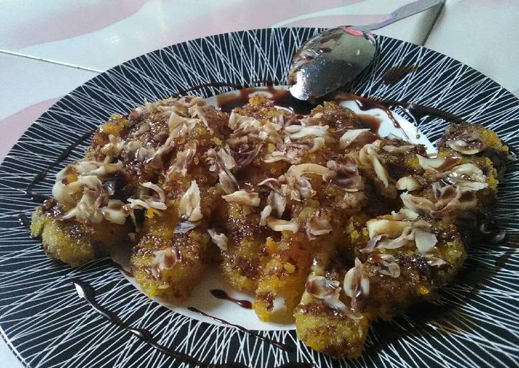 resep Pisang kremes coklat keju simple