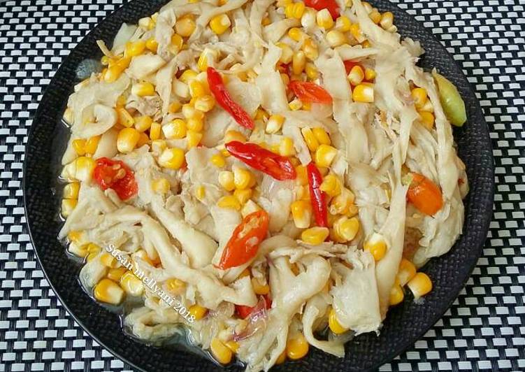 #1 Tumis jamur tiram jagung manis