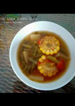 Sayur Asem Bumbu Ulek