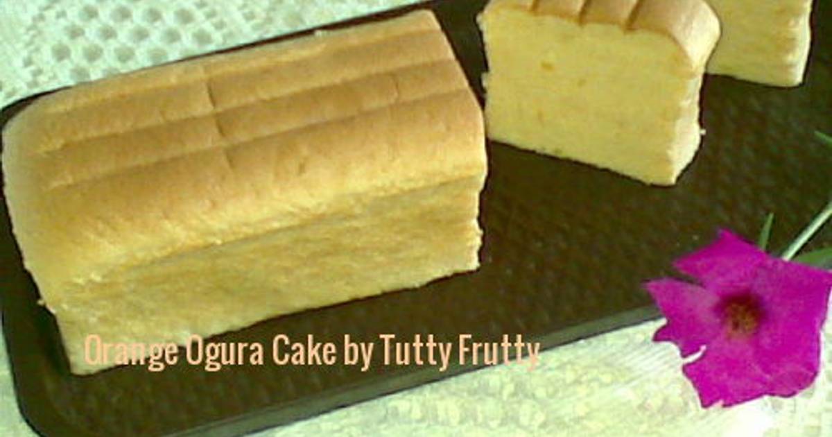 Resep Orange Ogura Cake