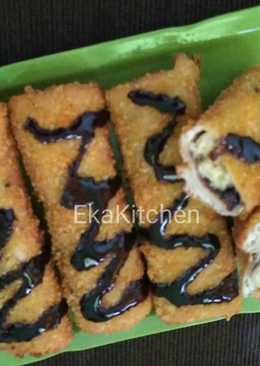 Roti goreng pisang coklat