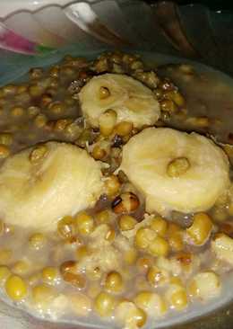 Bubur Kacang Hijau Pisang Hijau