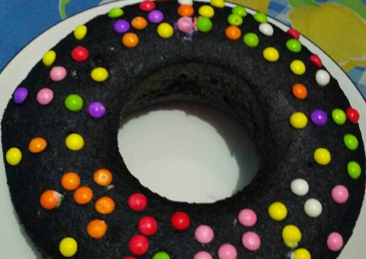 resep Bolu ketan hitam kukus (no mixer)