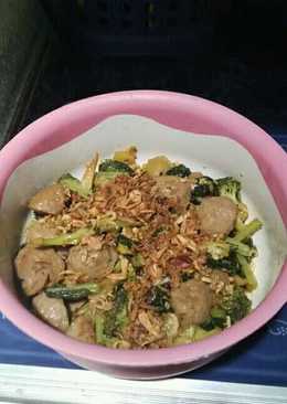 Tumis bakso sapi simpel