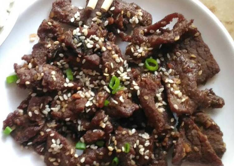 cara membuat Bulgogi (Semur Daging Sapi ala Korea)